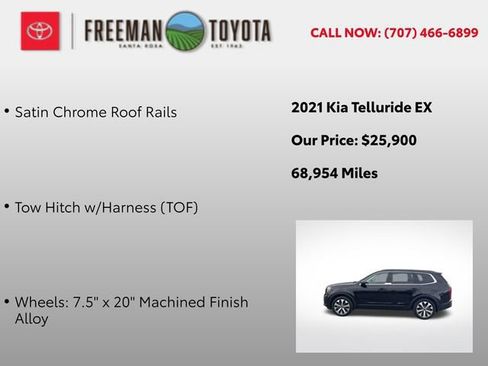 Used 2021 Kia Telluride EX w/ EX Premium Package image 11