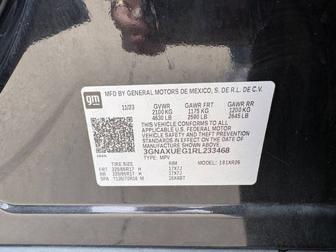 Used 2024 Chevrolet Equinox LT w/ LPO, Floor Liner Package AWD/4WD image 17
