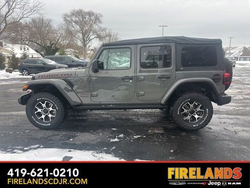 Used 2021 Jeep Wrangler Unlimited Rubicon w/ LED Lighting Group image 3