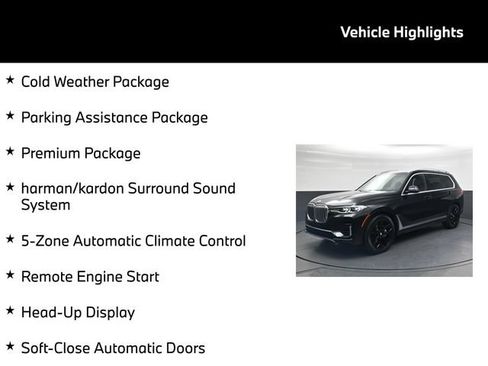 Used 2020 BMW X7 xDrive40i w/ Premium Package AWD/4WD image 5