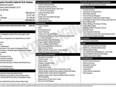 New 2026 Toyota Corolla XLE image 35