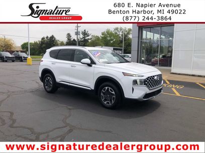 Used 2021 Hyundai Santa Fe Blue
