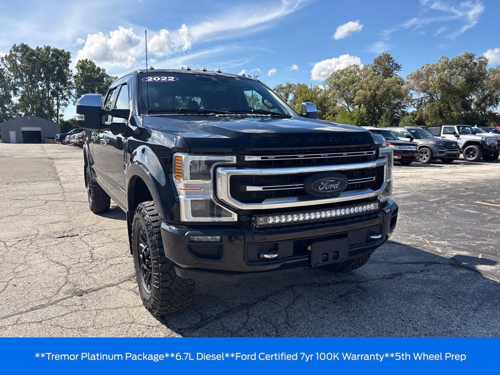 Used 2022 Ford F250 Platinum w/ Tremor Off-Road Package AWD/4WD image 9