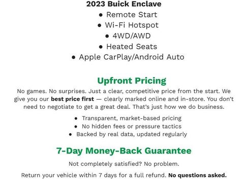Certified 2023 Buick Enclave Essence w/ Experience Buick Package image 2