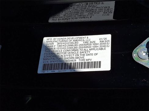 New 2026 Honda Pilot Touring image 18