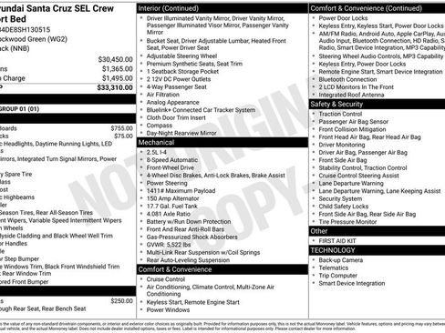 Certified 2025 Hyundai Santa Cruz SEL FWD image 3