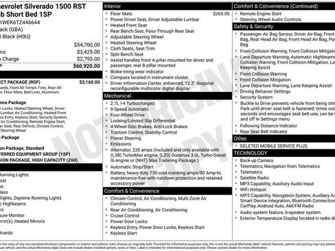 New 2026 Chevrolet Silverado 1500 RST w/ RST Select Package AWD/4WD image 37