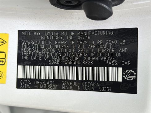 Used 2016 Lexus ES 350 w/ Premium Package w/Wood Trim image 38