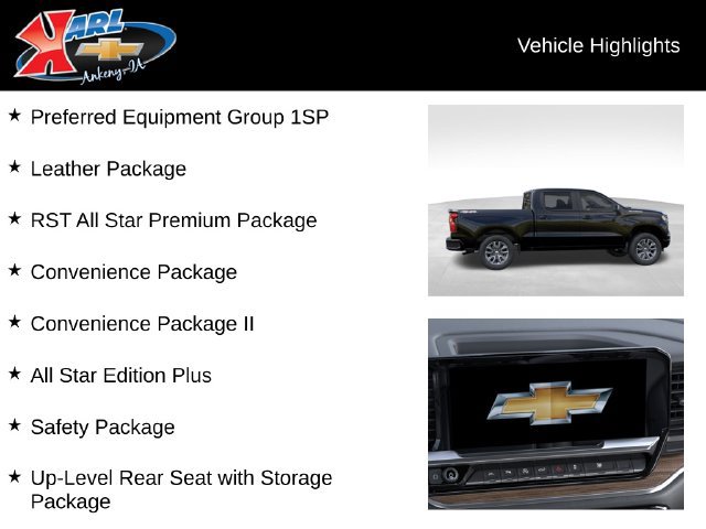 New 2026 Chevrolet Silverado 1500 RST w/ RST All Star Premium Package AWD/4WD image 3