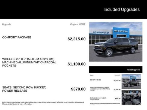 New 2026 Chevrolet Suburban LT w/ Comfort Package image 5