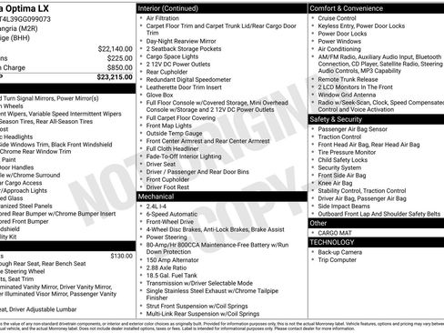 Used 2016 Kia Optima LX image 5