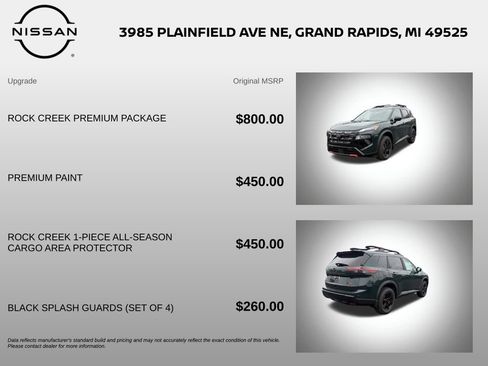 New 2026 Nissan Rogue SV w/ Rock Creek Premium Package AWD/4WD image 6