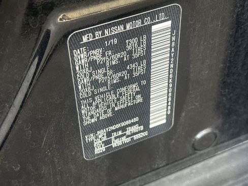 Used 2019 Nissan Armada SL w/ Premium Package RWD image 31