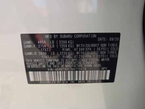 Certified 2021 Subaru Outback Premium w/ Popular Package #1 AWD/4WD image 29