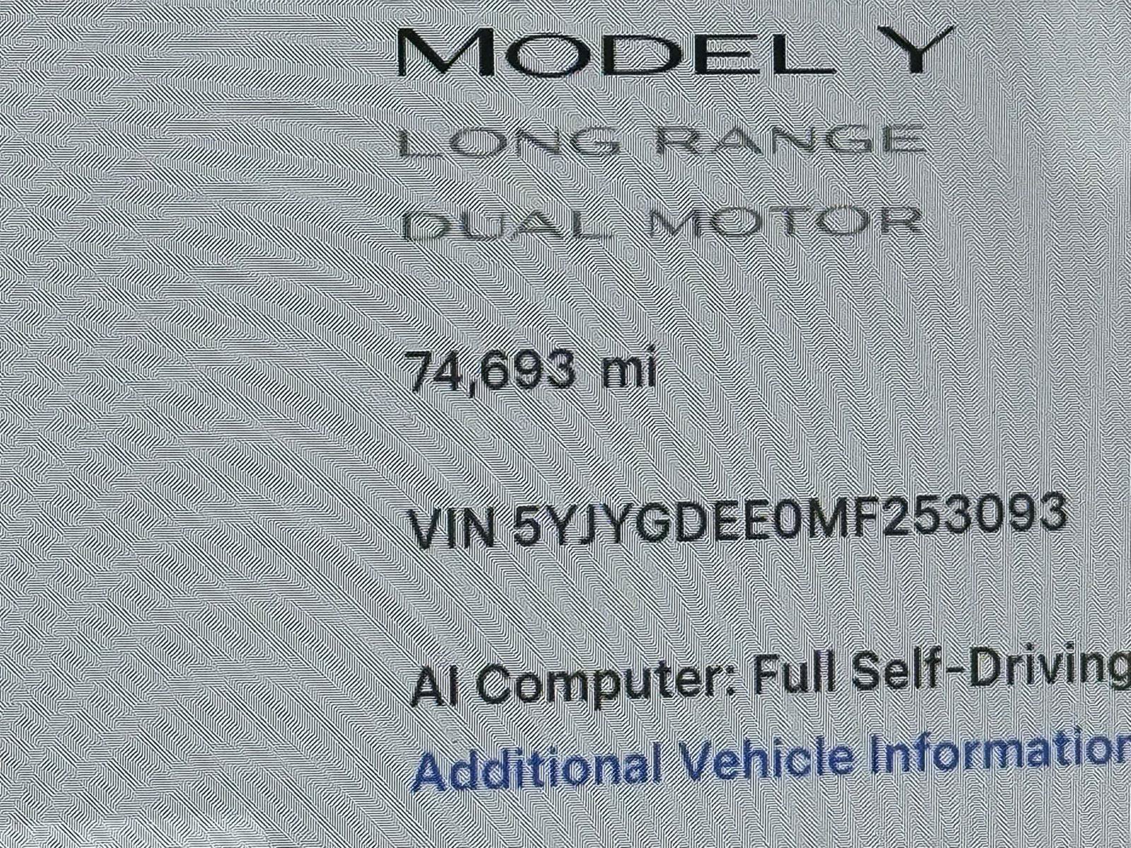 Used 2021 Tesla Model Y Long Range AWD/4WD image 30