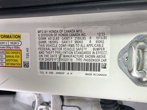 Used 2024 Honda Civic EX image 31