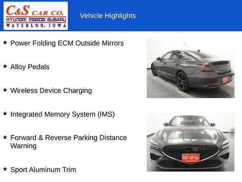 Used 2023 Genesis G70 2.0T w/ Sport Prestige Package AWD/4WD image 13
