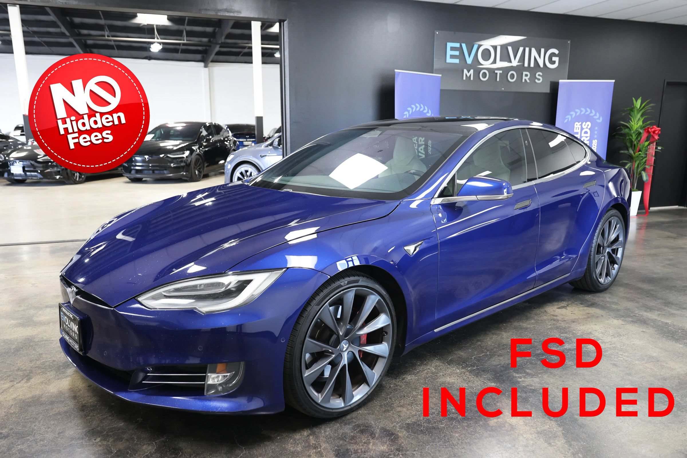 Used 2018 Tesla Model S P100D AWD/4WD image 1