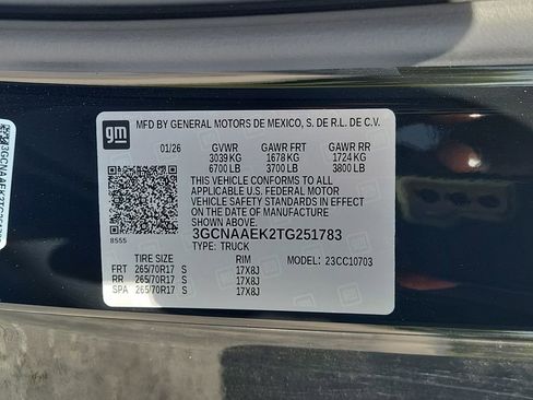 New 2026 Chevrolet Silverado 1500 W/T w/ WT Safety Package RWD image 25