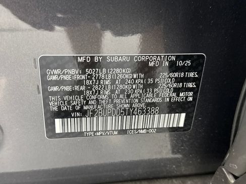 Certified 2026 Subaru Outback Limited AWD/4WD image 30