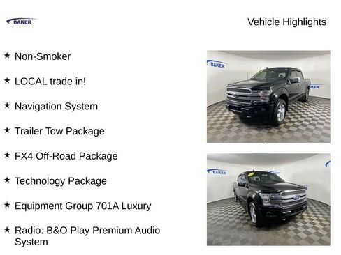 Used 2018 Ford F150 Platinum w/ Equipment Group 701A Luxury image 4