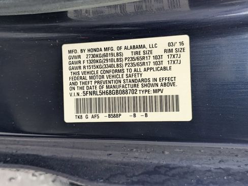 Used 2016 Honda Odyssey EX-L image 40