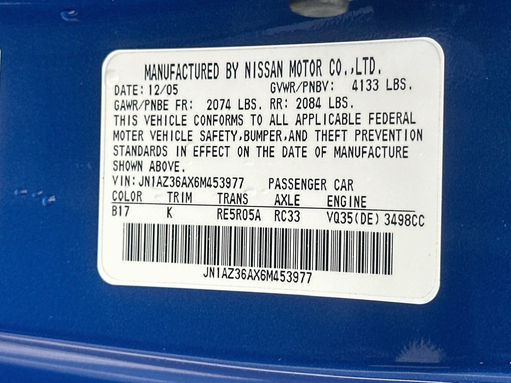 Used 2006 Nissan 350Z Touring RWD image 25