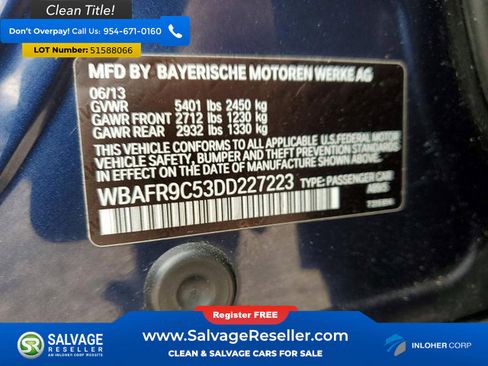 Used 2013 BMW 550i Sedan RWD image 16