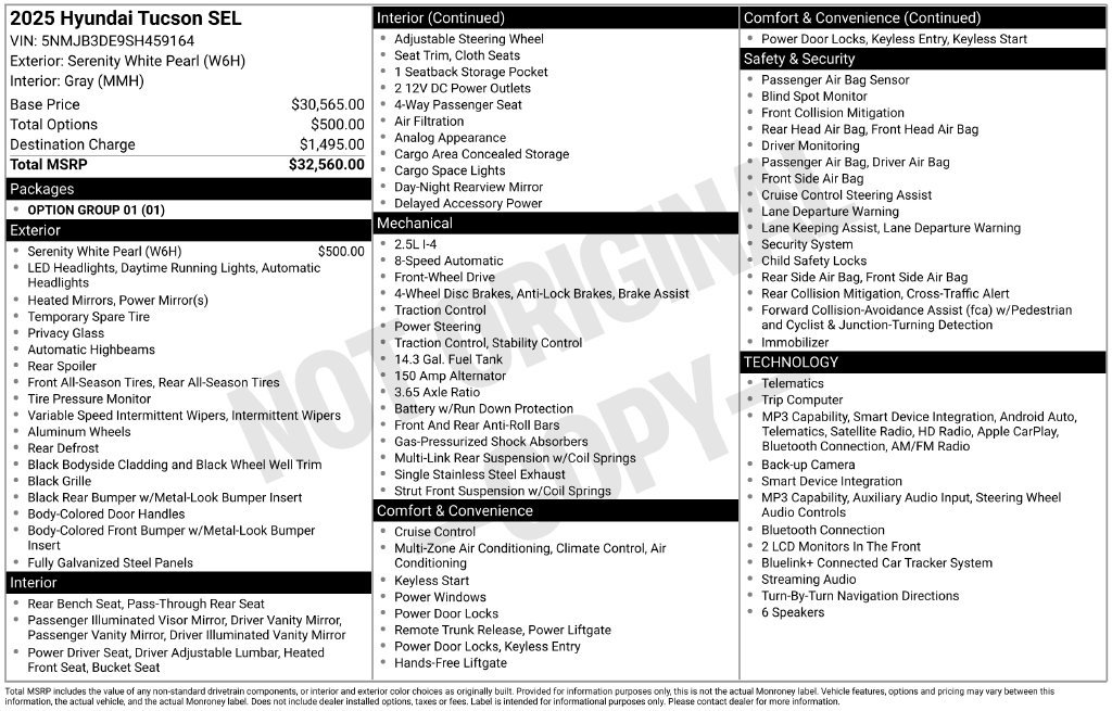 Used 2025 Hyundai Tucson SEL FWD image 37