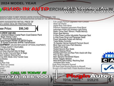 Used 2024 RAM 1500 TRX AWD/4WD image 2