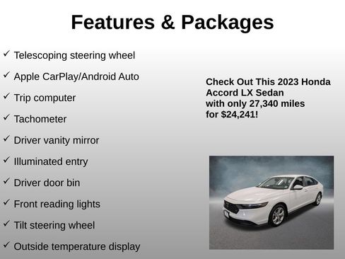 Used 2023 Honda Accord LX image 24