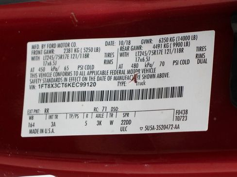 Used 2019 Ford F350 XLT w/ Camper Package image 48