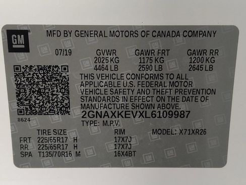 Used 2020 Chevrolet Equinox LT FWD image 33