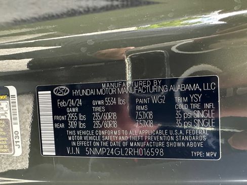 Used 2024 Hyundai Santa Fe SEL FWD image 17