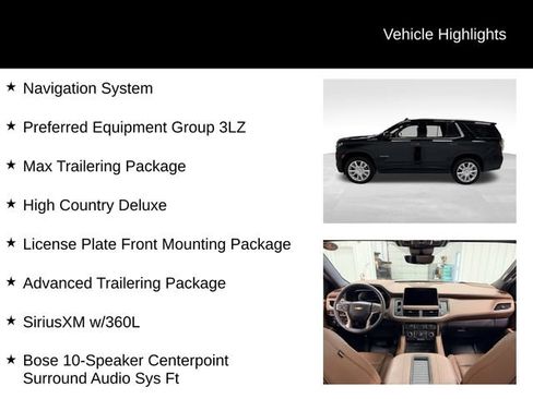 Certified 2024 Chevrolet Tahoe High Country AWD/4WD image 27