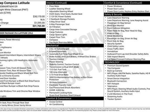 Used 2024 Jeep Compass Latitude AWD/4WD image 27