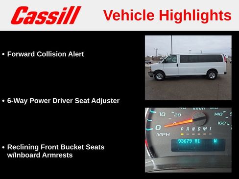 Used 2020 Chevrolet Express 3500 LT w/ LT Preferred Equipment Group image 14