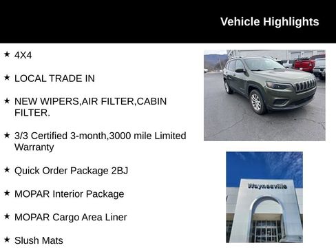 Used 2021 Jeep Cherokee Latitude w/ Mopar Interior Package image 2