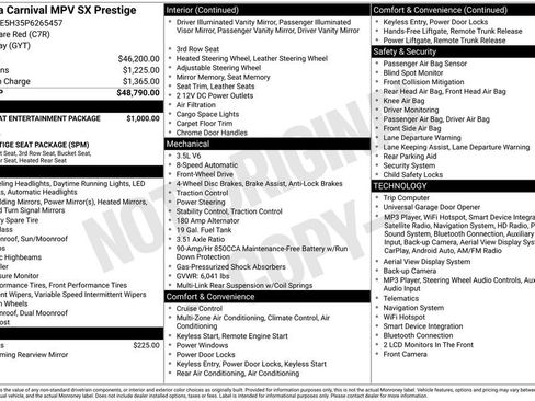 Used 2023 Kia Carnival SX Prestige FWD image 56