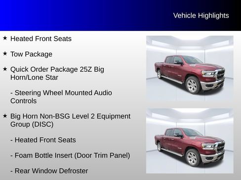 Used 2019 RAM 1500 Big Horn AWD/4WD image 8