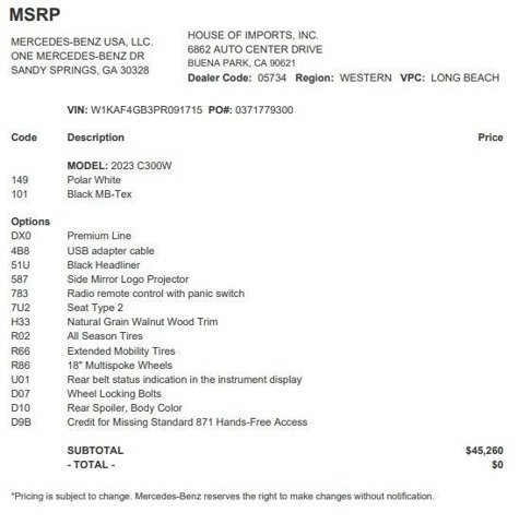 Certified 2023 Mercedes-Benz C 300 Sedan image 4