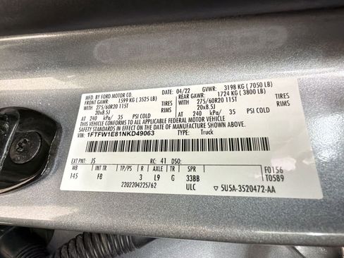 Certified 2022 Ford F150 XLT w/ Equipment Group 302A High AWD/4WD image 19