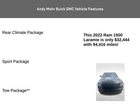 Used 2022 RAM 1500 Laramie AWD/4WD image 12