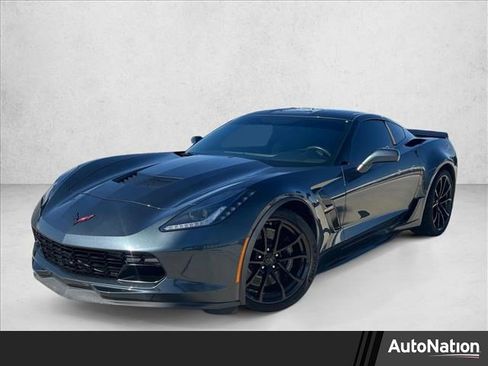 Used 2019 Chevrolet Corvette Grand Sport w/ Carbon Flash Badge Package image 1