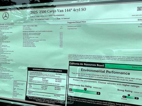 New 2025 Mercedes-Benz Sprinter 2500 image 17