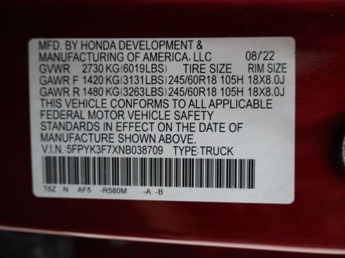 Used 2022 Honda Ridgeline RTL-E image 31