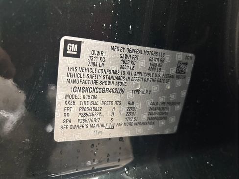 Used 2016 Chevrolet Tahoe LTZ image 17