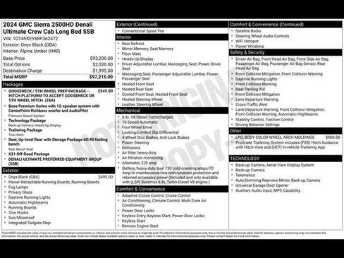 Used 2024 GMC Sierra 2500 Denali Ultimate AWD/4WD image 16