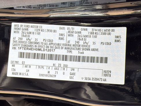 Used 2021 Ford Ranger XLT w/ Equipment Group 301A Mid RWD image 18