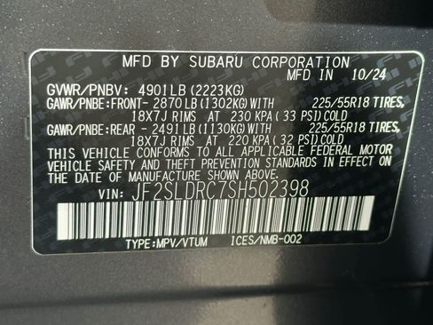Certified 2025 Subaru Forester Limited AWD/4WD image 32